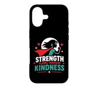 Custodia per iPhone 17 Positive Quote woman Strength Flows Through Kindness