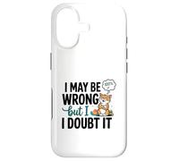 Custodia per iPhone 17 Posso sbagliarmi ma ne dubito Illustrazione