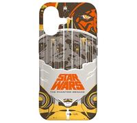 Custodia per iPhone 17 Poster illustrato del film Star Wars La minaccia fantasma
