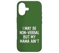 Custodia per iPhone 17 Potrei essere non verbale ma mia madre non è sostenitrice del non linguaggio