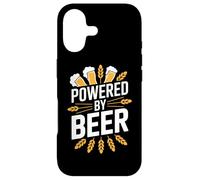 Custodia per iPhone 17 Powered By Beer Brewing Hops grafica divertente