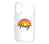 Custodia per iPhone 17 Pray Sunset Inspirational Religious Christian Faith