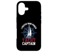 Custodia per iPhone 17 Preferisco eolico Yacht Capitano Sailor Barca Proprietario