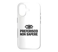 Custodia per iPhone 17 Preferisco Non Sapere Ignoranza Selettiva Ironica