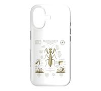 Custodia per iPhone 17 Pregare Mantide Anatomia Vintage Field Guide Art