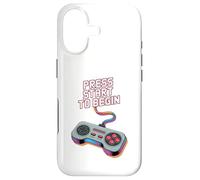 Custodia per iPhone 17 Premi Start per iniziare il controller da gioco retrò Art