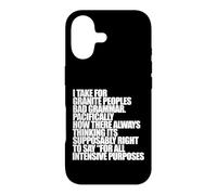 Custodia per iPhone 17 PRENDO PER GRANITO GRAMMATICA CATTIVA Meme pacificamente divertente