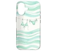 Custodia per iPhone 17 Preppy bikini estate costiera cowgirl pastello azzurro chic