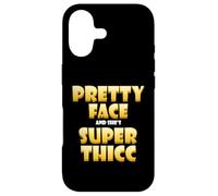 Custodia per iPhone 17 Pretty Face And Shes Super Thicc Funny Video THICK MEME