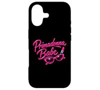 Custodia per iPhone 17 Primadonna Babe Woman Tee Pink Shades Rossetto e Attitude