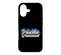 Custodia per iPhone 17 Priscilla Nome Ragazza Stile Vintage 70s 80s Personalizzato