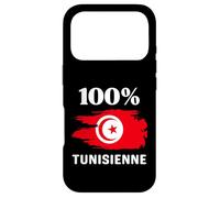 Custodia per iPhone 17 Pro 100% Tunisienne et fière de l'être drapeau de la tunisie