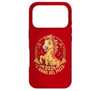 Custodia per iPhone 17 Pro 2026 L’Anno del Pizza Cavallo di Fuoco