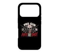 Custodia per iPhone 17 Pro 2nd Amendment Pro Gun Anti Idiot Shirt Vintage USA Flag