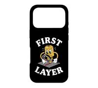 Custodia per iPhone 17 Pro 3D Printing First Layer Maker Humor