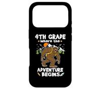 Custodia per iPhone 17 Pro 4th Grade Where The Adventure Begins Back To School Bigfoot