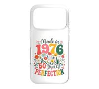 Custodia per iPhone 17 Pro 50 Year Old Made in 1976 Retro Floral 50th Birthday Women