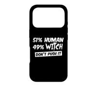 Custodia per iPhone 17 Pro 51% Umano 49% Strega