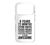 Custodia per iPhone 17 Pro 6 Anni 72 Mesi 189216000 Secondi Di Essere Fantastico
