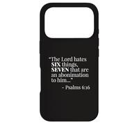 Custodia per iPhone 17 Pro 67 Meme Funny Gen Z Versetto della Bibbia Cristiana 2025 Parola dell"anno