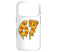 Custodia per iPhone 17 Pro 67 Pizza Meme Funny Six Seven Gen Alpha Slang Men Women Kids