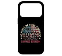 Custodia per iPhone 17 Pro 90° compleanno regalo uomo Vintage nato 1936 girando 90 anni