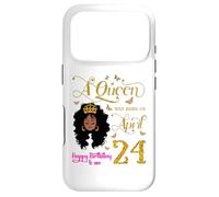 Custodia per iPhone 17 Pro A Queen Was Born on April 24 Happy Birthday To Me 24th Aprile