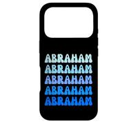 Custodia per iPhone 17 Pro Abraham Retro Name Stack Design