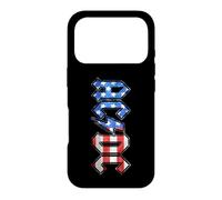 Custodia per iPhone 17 Pro AC/DC Old Glory Bandiera Americana Logo