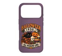 Custodia per iPhone 17 Pro Accogliente weekend casalingo con zucca di Halloween
