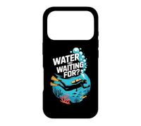 Custodia per iPhone 17 Pro Acqua che stai aspettando immersioni subacquee Citazione Oceano
