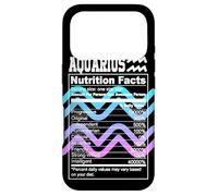 Custodia per iPhone 17 Pro Acquario Valori nutrizionali Segno zodiacale Astrologia Blu Viola