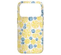 Custodia per iPhone 17 Pro Acquerello Estate Limone Mirtillo Amante Della Frutta Girly