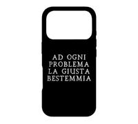 Custodia per iPhone 17 Pro Ad ogni problema la giusta bestemmia Scherzo divertente