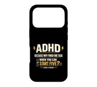 Custodia per iPhone 17 Pro ADHD Because Why Finish One Task When You Can Start Five