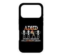 Custodia per iPhone 17 Pro ADHD It's Not Disability It's A Different Ability Skeleton