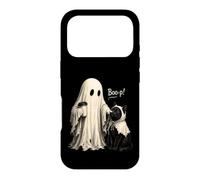 Custodia per iPhone 17 Pro Adorabile Vintage Ghost Boo-p! per un gatto nero Halloween Ragazze