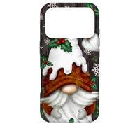 Custodia per iPhone 17 Pro Aesthetic Winter Gnome Christmas Pudding Hat Cute Snowflake