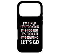 Custodia per iPhone 17 Pro Afflitto Sono stanco, fa troppo freddo, andiamo a divertirci in palestra