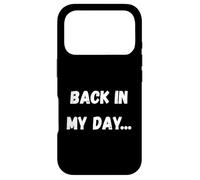 Custodia per iPhone 17 Pro Ai miei tempi... per anziani e pensionati