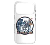 Custodia per iPhone 17 Pro AI Took My Job Programmatore Divertente Robot Umorismo