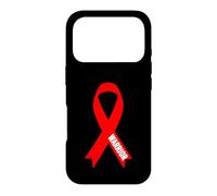 Custodia per iPhone 17 Pro Aids Warrior - Maglia con nastro rosso per la consapevolezza dell'HIV, Giornata mondiale dell'AIDS