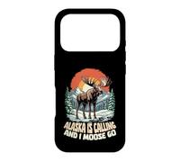 Custodia per iPhone 17 Pro Alaska Is Calling And I Moose Go Retro Vintage Divertente Alaska