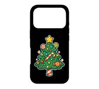 Custodia per iPhone 17 Pro Albero di Natale Candy con stella