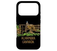 Custodia per iPhone 17 Pro Alhambra Granada Spagna Viaggio Souvenir Città Landmark Gift
