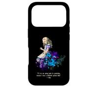 Custodia per iPhone 17 Pro Alice Adventures Wonderland Vintage Libro Citazione Lewis Carrol