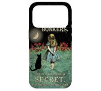 Custodia per iPhone 17 Pro Alice & the Cheshire Cat Starry Night - Bonkers Quote