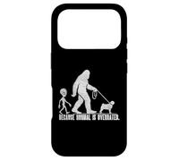 Custodia per iPhone 17 Pro Alien Bigfoot Dog Walking Pug Bulldog Amante