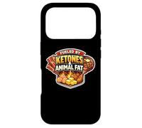 Custodia per iPhone 17 Pro Alimentato Da Chetoni E Animali Grassi Carnivori Dieta Keto Quote