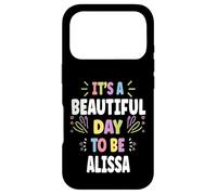 Custodia per iPhone 17 Pro ALISSA Personalized Name Beautiful Day ALISSA